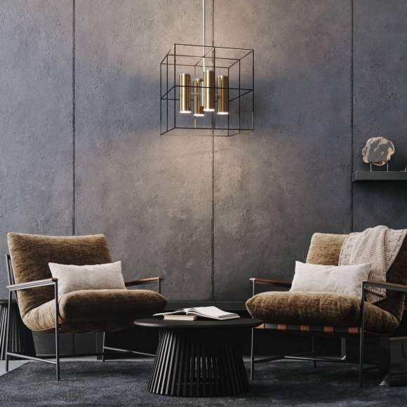 Потолочный светильник Eurosvet 70142/8 латунь (a060669)