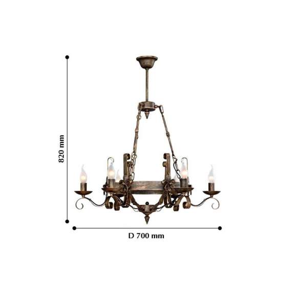 Люстра с лампочками F-Promo Boulogne 2159-6P+Lamps