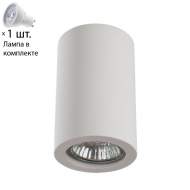 Светильник с лампочкой Arte Lamp Tubo A9260PL-1WH+Lamps Gu10