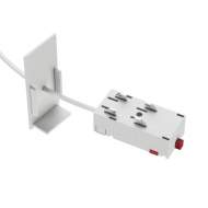 Подвод питания для магнитного шинопровода Denkirs TR2100-WH