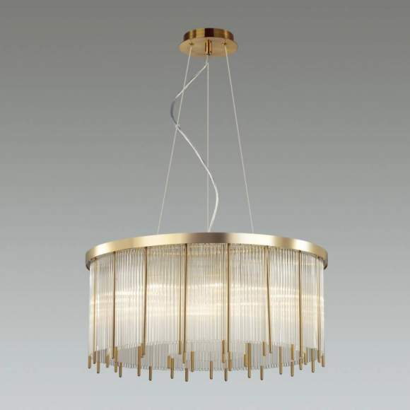 Подвесная люстра с лампочками Odeon Light York 4788/10+Lamps E14 Свеча