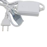 Провод электрический для светодиодных лент RBG 5050, 220V Uniel UCX-Q220 SP4-B67-RGB WHITE 1 STICKER - (10968)