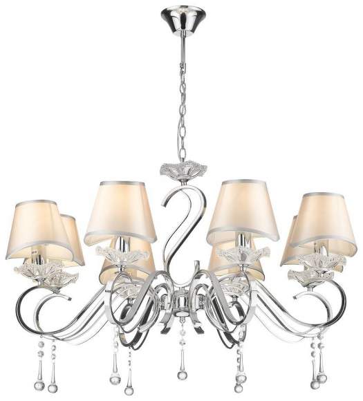 Подвесная люстра с лампочкой Velante 298-103-08+Lamps E14 P45