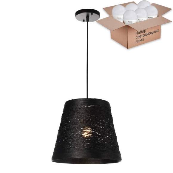 Подвесной светильник с лампочкой Velante 569-726-01+Lamps E27 P45 Подвесной светильник с лампочкой Velante 569-726-01+Lamps E27 P45