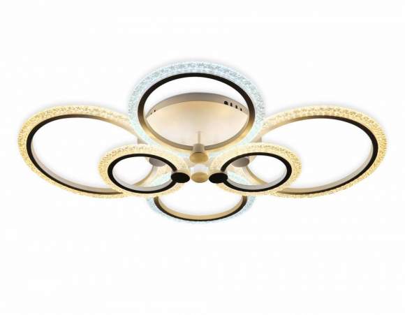 Потолочная светодиодная люстра с пультом ДУ (инфракрасный) Ambrella light Acrylica FA4065 Потолочная светодиодная люстра с пультом ДУ (инфракрасный) Ambrella light Acrylica FA4065