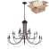 Подвесная люстра с лампочками F-Promo Plini 2590-20P+Lamps E14 Свеча