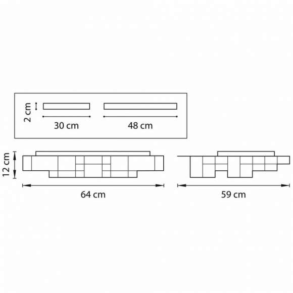 750162 (MX13003032-16А) Люстра потолочная светодиодная Lightstar Favo 750162 (MX13003032-16А) Люстра потолочная светодиодная Lightstar Favo