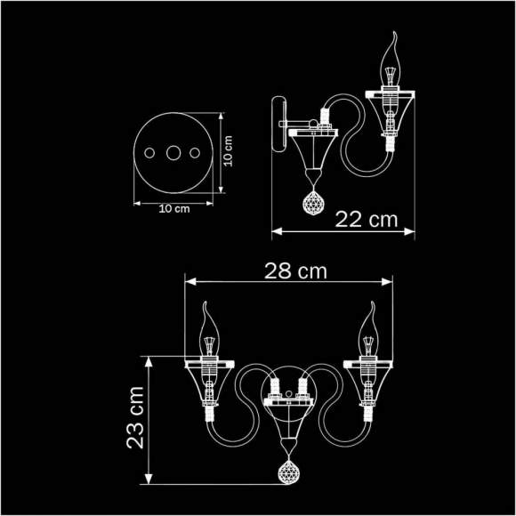 703624 Натенное бра LightStar Serpente 703624 Натенное бра LightStar Serpente
