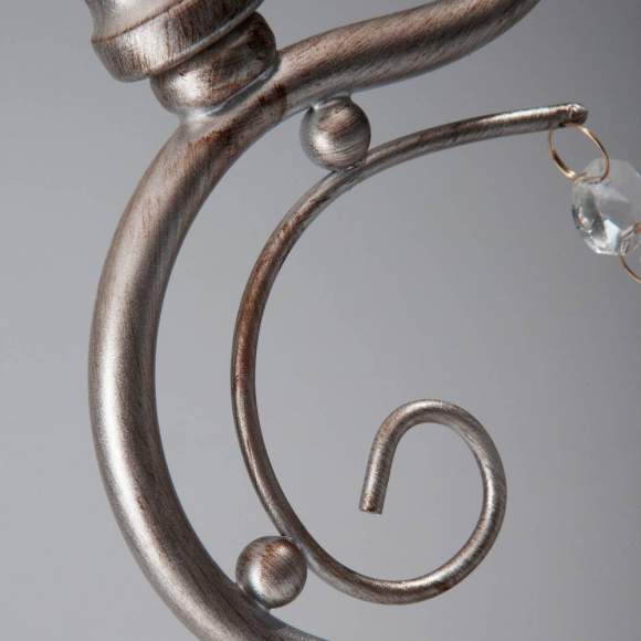 01022/1 серебро Настольная лампа ЕВРОСВЕТ Incanto