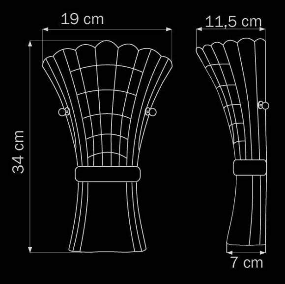 Настенный светильник Zucche 820629