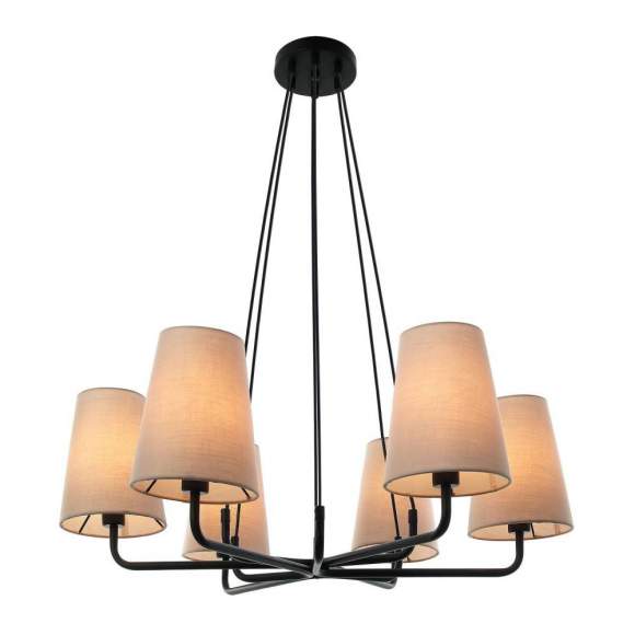 Подвесная люстра с лампочками Favourite Pfefferling 2364-6P+Lamps E14 Свеча