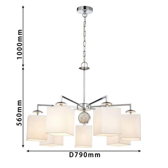 Подвесная люстра Favourite Diva с поддержкой Алиса 2821-7P-A Подвесная люстра Favourite Diva с поддержкой Алиса 2821-7P-A