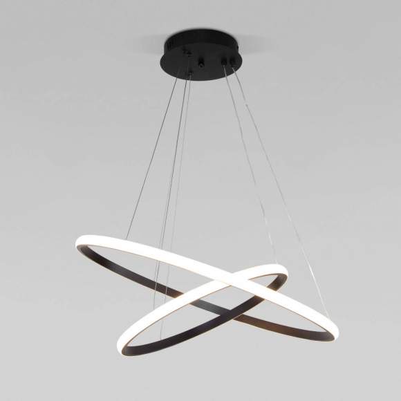 Подвесная люстра с пультом ДУ Eurosvet Collars 90264/2 черный