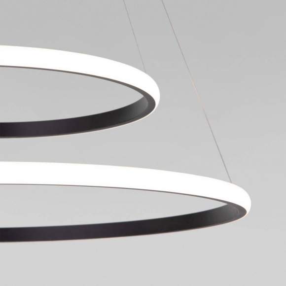 Подвесная люстра с пультом ДУ Eurosvet Collars 90264/2 черный