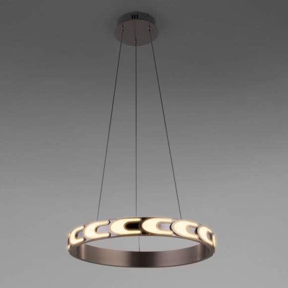 Подвесной светодиодный светильник с пультом управления Евросвет Chain 90163/1 сатин-никель a045374 Подвесной светодиодный светильник с пультом управления Евросвет Chain 90163/1 сатин-никель a045374