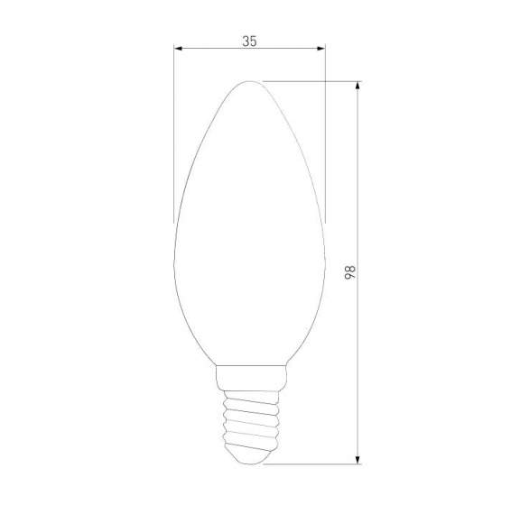 Филаментная светодиодная лампа E14 7W 3300K (теплый) C35 Elektrostandard BLE1411 (a049066) Филаментная светодиодная лампа E14 7W 3300K (теплый) C35 Elektrostandard BLE1411 (a049066)