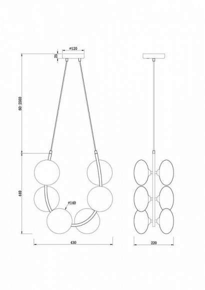 Подвесной светильник Freya Perlina FR4005PL-06B2 Подвесной светильник Freya Perlina FR4005PL-06B2