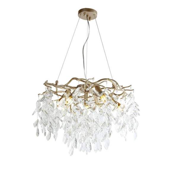 Подвесная люстра Favourite Brillo с лампочками 3056-7P+Lamps E14 Свеча