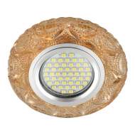 Встраиваемый светильник с подсветкой Fametto Luciole DLS-L149 Gu5.3 Glassy/Tea UL-00003904