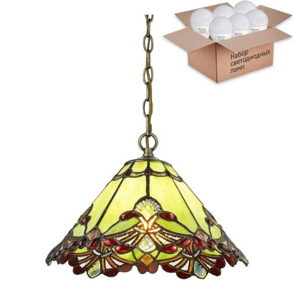 Подвесной светильник с лампочкой Velante 863-826-01+Lamps E27 P45 Подвесной светильник с лампочкой Velante 863-826-01+Lamps E27 P45