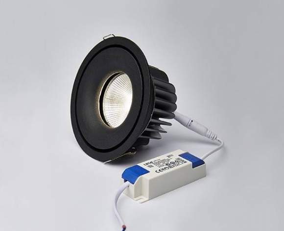 Встраиваемый светильник Italline IT06-6018 black 4000K