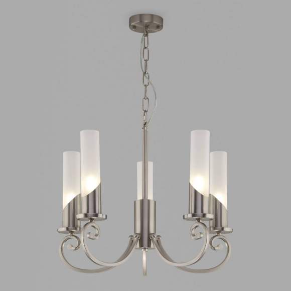 Подвесная люстра Евросвет Banci 60117/5 никель (a050018) Подвесная люстра Евросвет Banci 60117/5 никель (a050018)