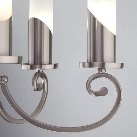 Подвесная люстра Евросвет Banci 60117/5 никель (a050018) Подвесная люстра Евросвет Banci 60117/5 никель (a050018)