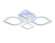 Потолочная диммируемая люстра с пультом ДУ Ambrella light FA5147 WH