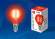 Лампа светодиодная E14 5W шар красный Uniel Air color LED-G45-5W/RED/E14 GLA02RD картон (UL-00002985)