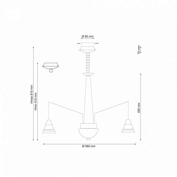 Natura 066.6 LED Подвесная люстра Lucia Tucci Natura 066.6 LED Подвесная люстра Lucia Tucci