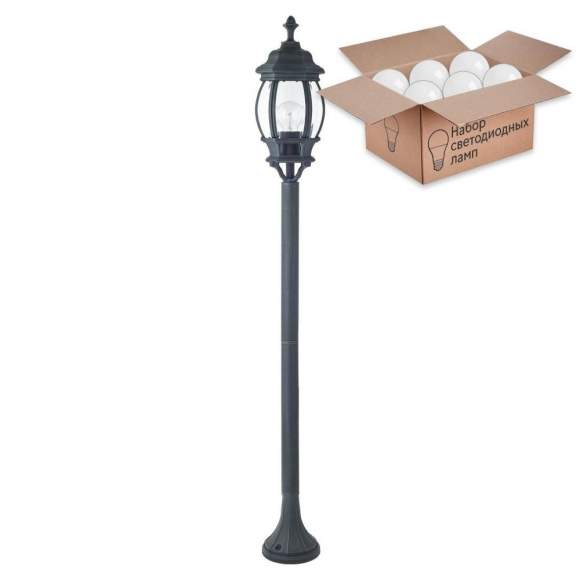 Уличный фонарный столб  с лампочкой Favourite Paris 1806-1F+Lamps А60