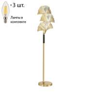 Торшер с лампочками Odeon Light Ventaglio 4870/3F+Lamps E14 Свеча