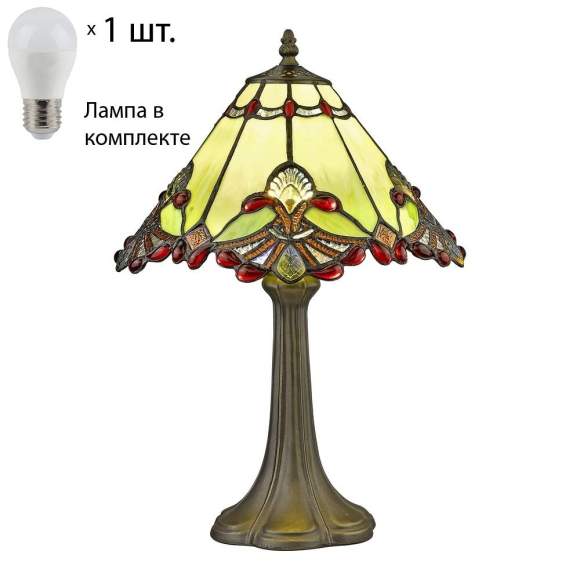 Настольная лампа с лампочкой Velante 863-824-01+Lamps E27 P45