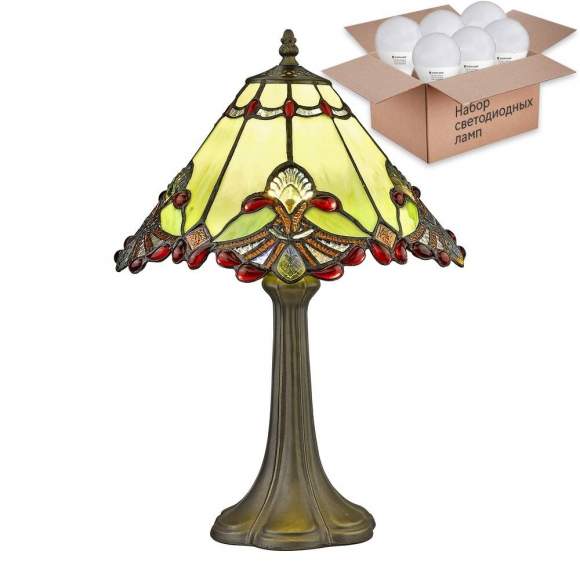 Настольная лампа с лампочкой Velante 863-824-01+Lamps E27 P45 Настольная лампа с лампочкой Velante 863-824-01+Lamps E27 P45