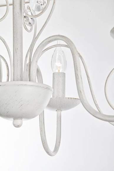 Подвесная люстра Eurosvet 60018/3 белый с золотом Подвесная люстра Eurosvet 60018/3 белый с золотом