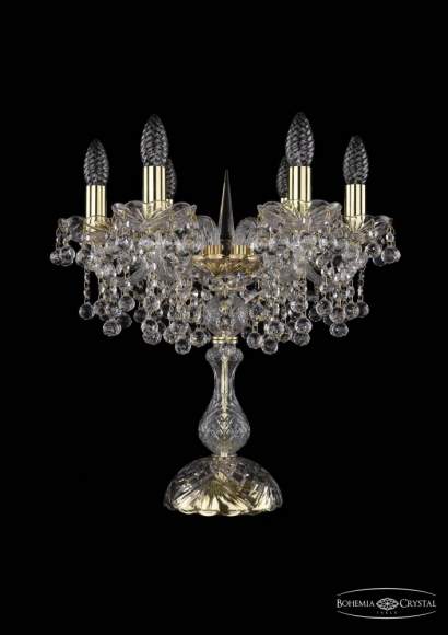 1409L/6/141-47/G Настольная лампа Bohemia Ivele Crystal