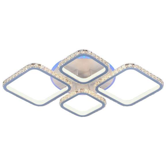 Светодиодная люстра с пультом ДУ и диммером Profit Light 8010/2+2 WHT