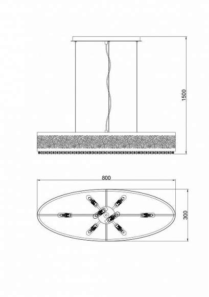 Подвесной светильник Lucia Tucci Fabian 1553.8 Nickel Подвесной светильник Lucia Tucci Fabian 1553.8 Nickel