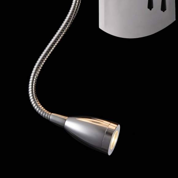 Бра с дополнительной светодиодной лампой Maytoni Bergamo MOD617WL-01CH Бра с дополнительной светодиодной лампой Maytoni Bergamo MOD617WL-01CH