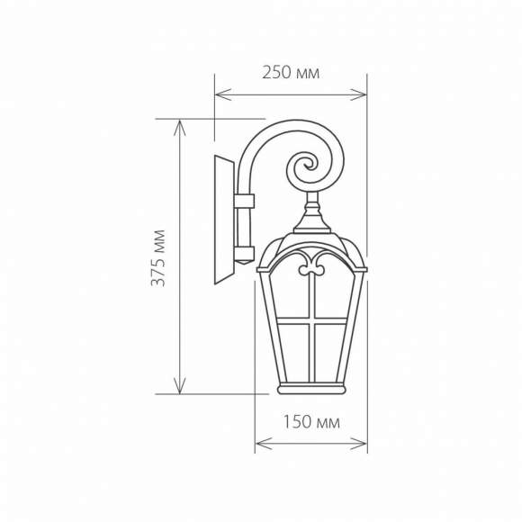 Уличный настенный светильник Elektrostandard Mira D (a025301) Уличный настенный светильник Elektrostandard Mira D (a025301)