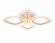 Потолочная диммируемая люстра с пультом ДУ Ambrella light FA5149 GD