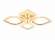 Потолочная диммируемая люстра с пультом ДУ Ambrella light FA5149 GD