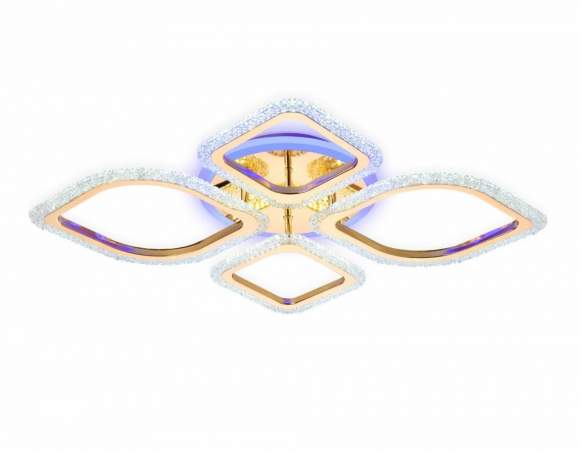 Потолочная диммируемая люстра с пультом ДУ Ambrella light FA5149 GD