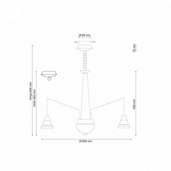 Natura 066.8 LED Подвесная люстра Lucia Tucci Natura 066.8 LED Подвесная люстра Lucia Tucci