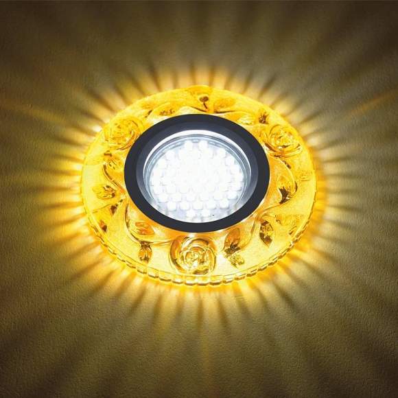 Встраиваемый светильник с подсветкой Fametto Luciole DLS-L150 Gu5.3 Glassy/Yellow UL-00003906 Встраиваемый светильник с подсветкой Fametto Luciole DLS-L150 Gu5.3 Glassy/Yellow UL-00003906