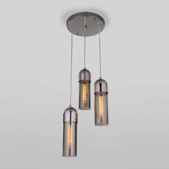 Подвесной светильник Airon Eurosvet 50180/3 дымчатый (a052427) Подвесной светильник Airon Eurosvet 50180/3 дымчатый (a052427)