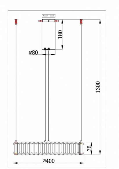 Подвесной светильник Divinare Renata 1135/17 SP-25