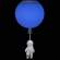 Светильник потолочный ''Космонавт'' LOFTIT Cosmo 10044/250 Blue