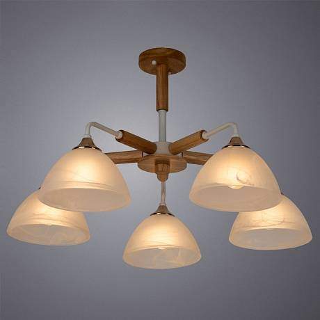 Потолочная люстра на штанге Matthew Arte Lamp A5032PL-5BR