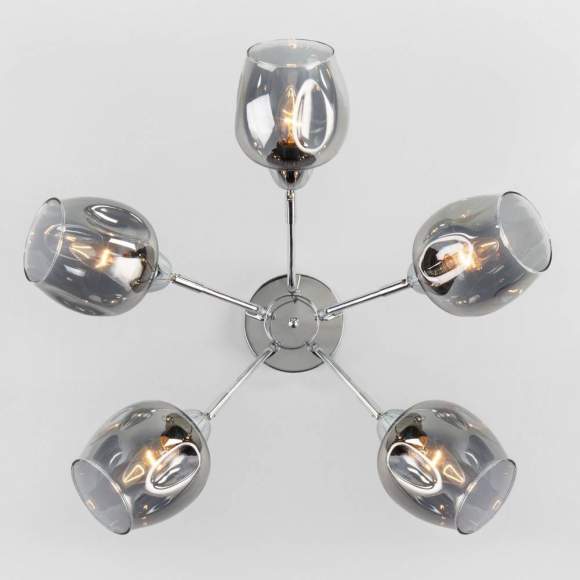 Потолочная люстра Евросвет Marci 30164/5 хром a047326